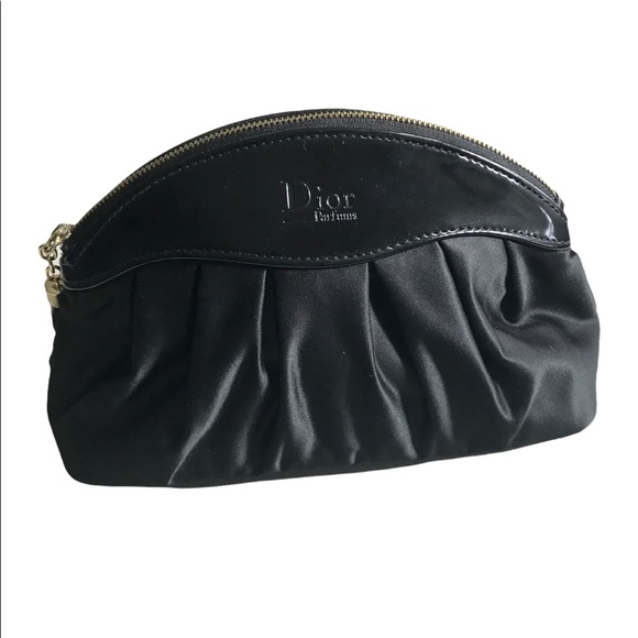 Dior Handbags - Dior black makeup back with tassel